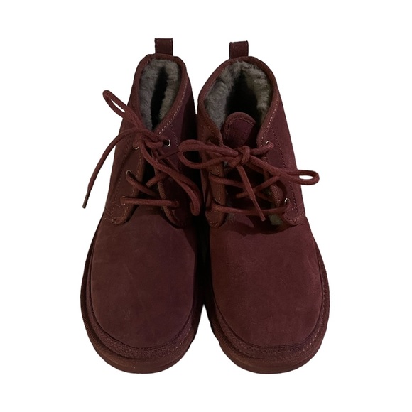 Ugg Maroon Neumal Chukka Boot Size 10 main image 4